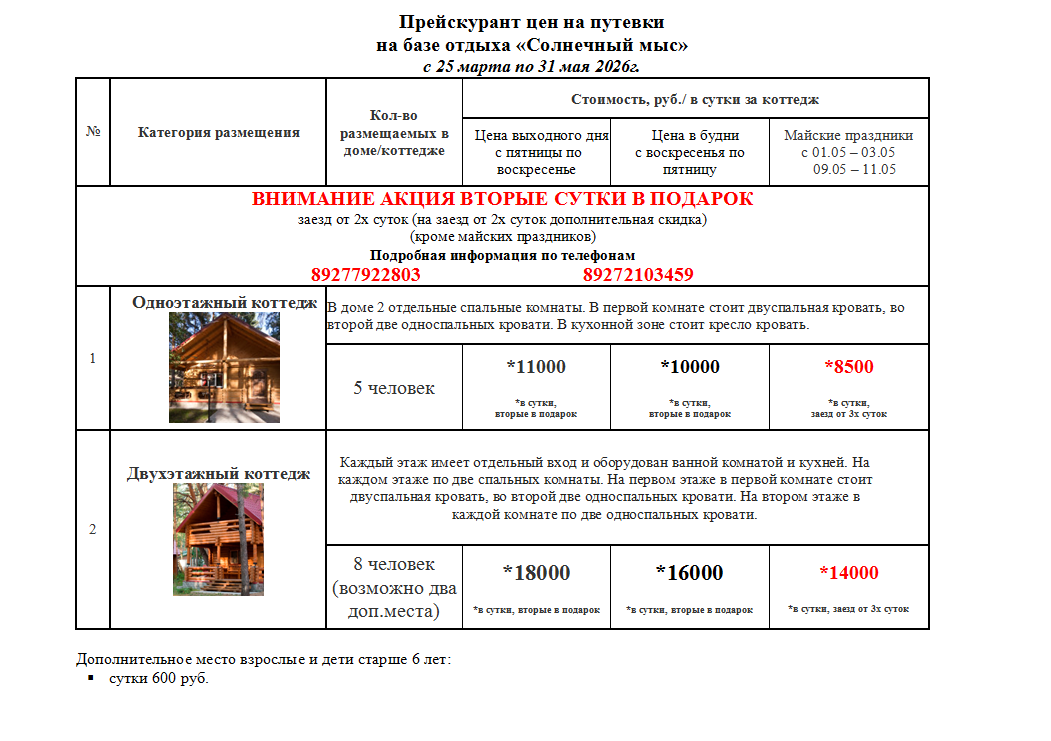 2026 прайс март апрель май